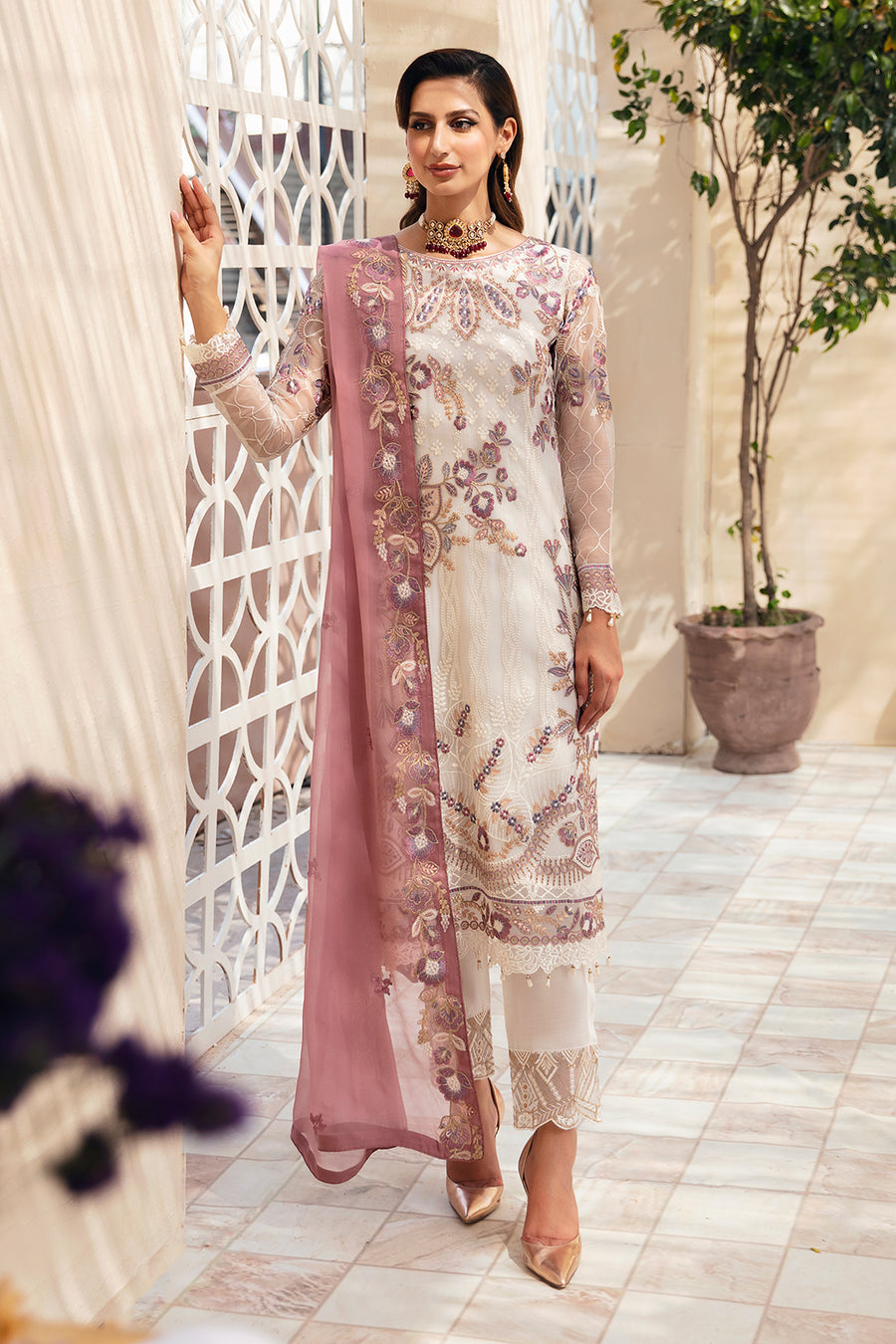 Luxury Chiffon Collection 2024 by Ramsha | F-2605 main image 1