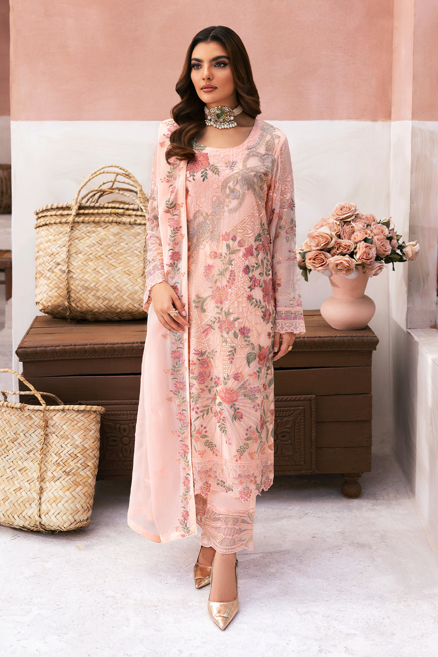 Luxury Chiffon Collection 2024 by Ramsha | F-2605 main image 0