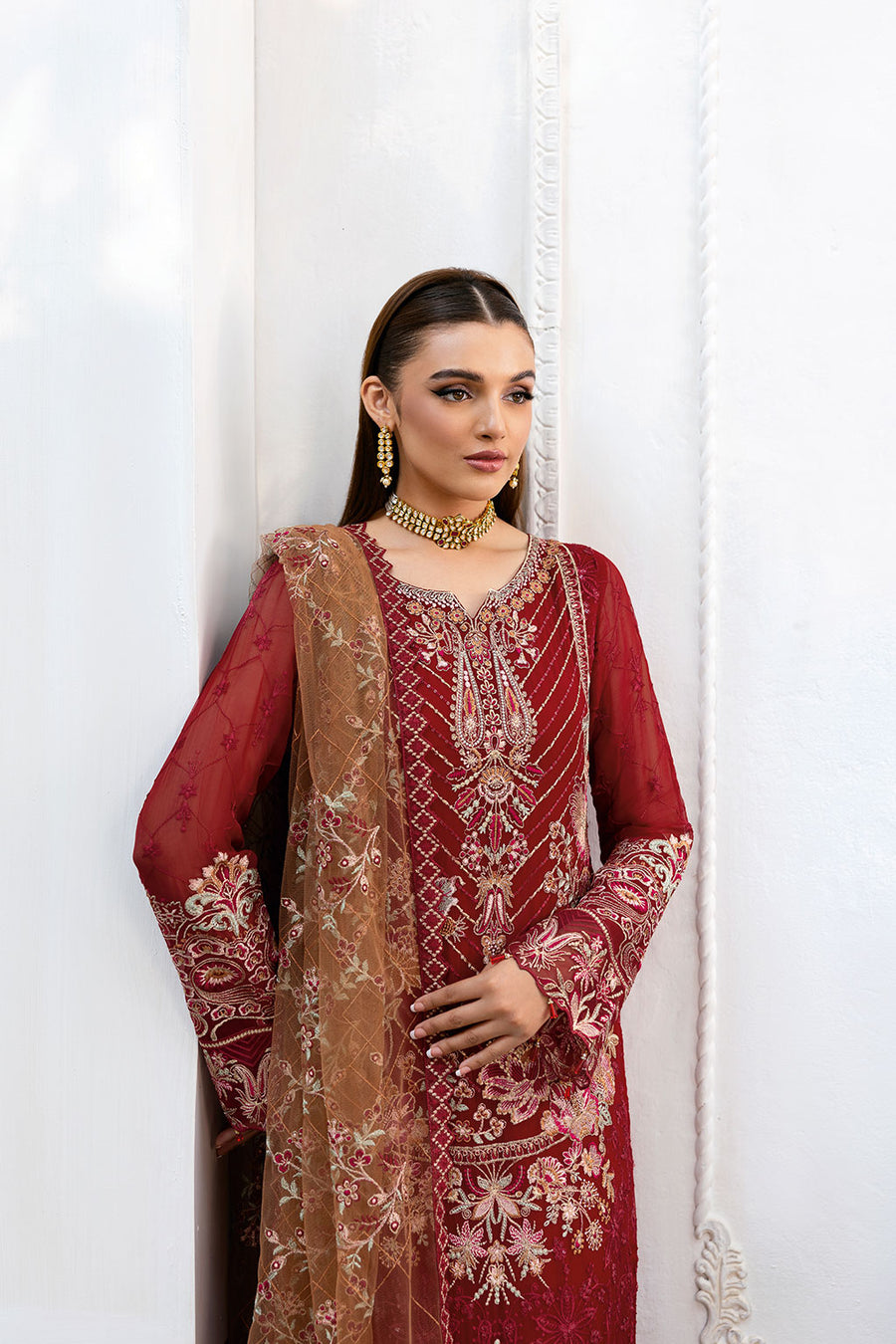 Luxury Chiffon Collection 2024 by Ramsha | F-2612