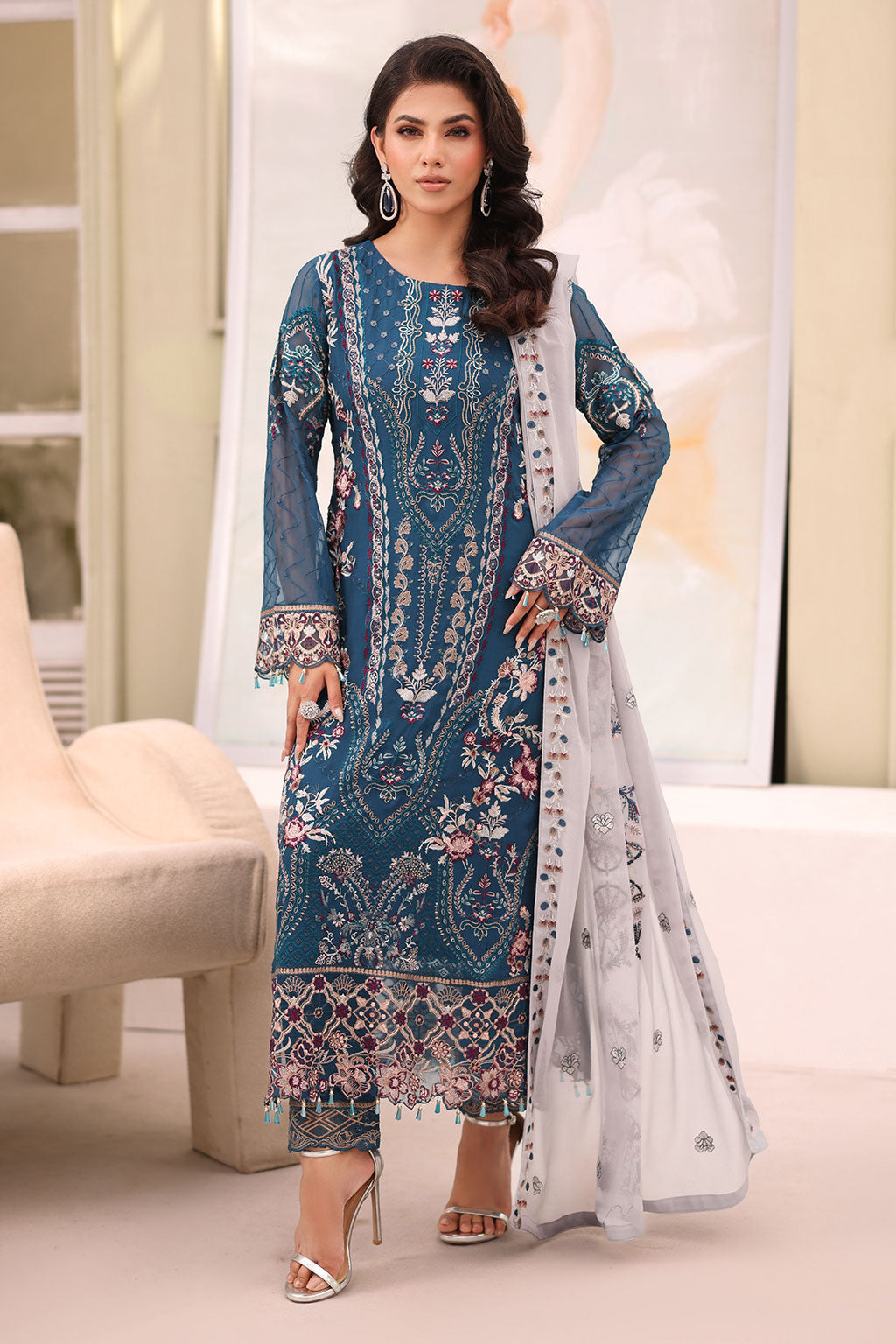 Embroidered Chiffon Collection 2026 | Women Unstitched Ramsha Embroidered Chiffon Collection 2026 | Women Unstitched Ramsha