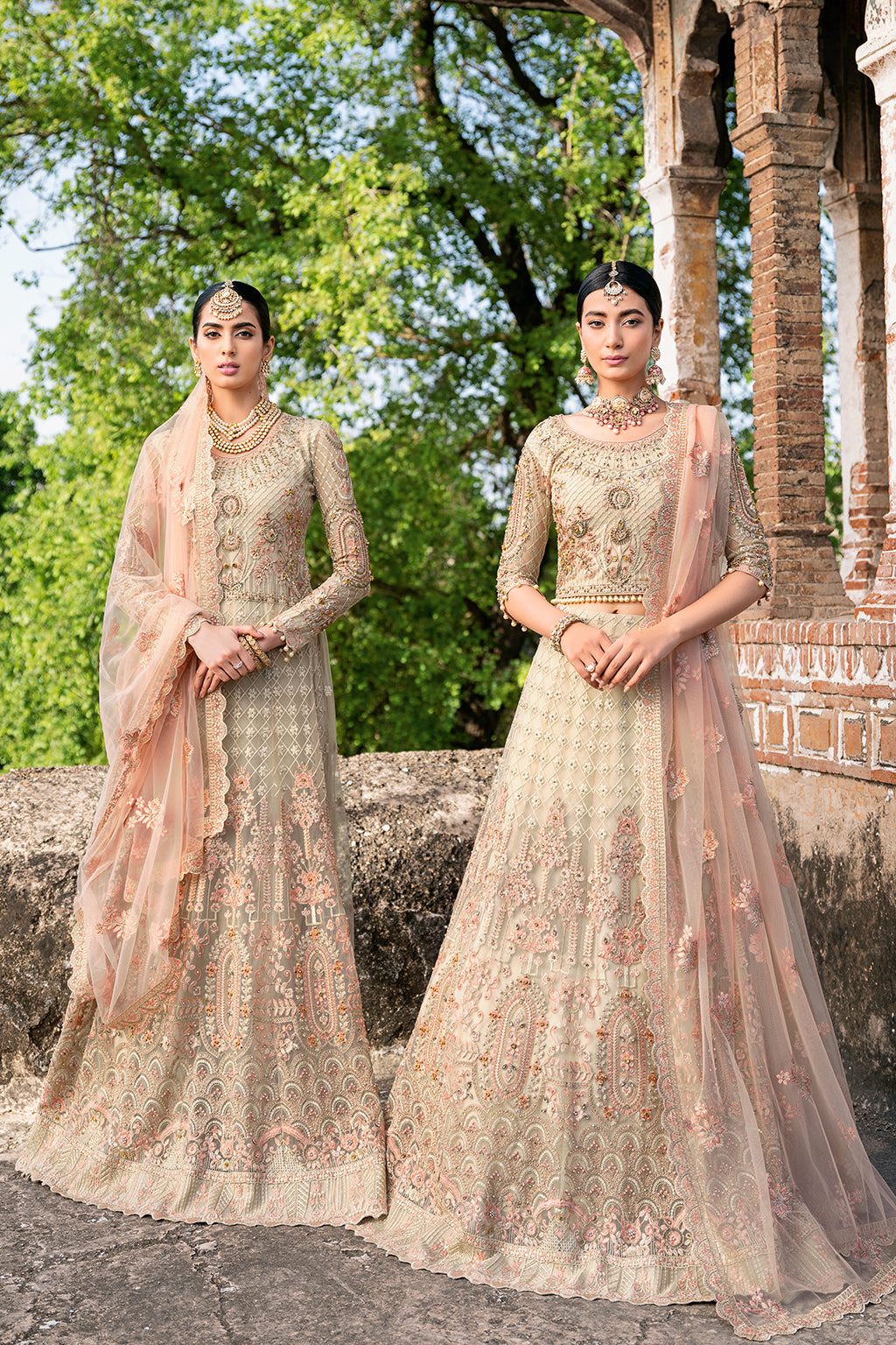Red Royal Bridal Indian Pakistani Bridal Lehenga In Velvet SRANJ1805 –  ShreeFashionWear