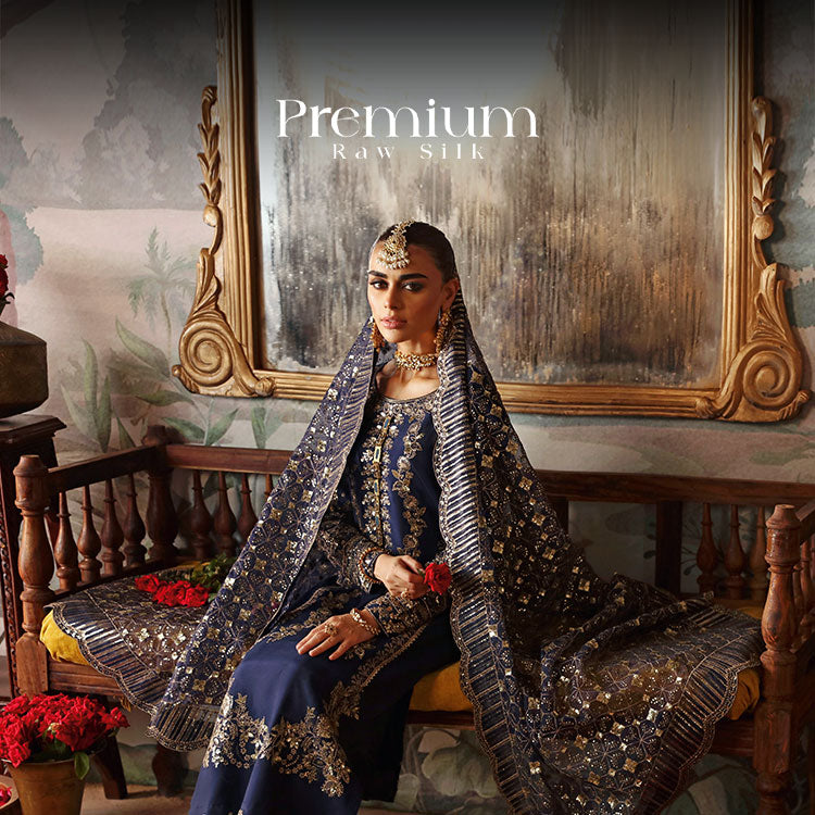 Buy Premium Raw Silk at Ramsha - New Luxury Raw Silk Dresses For Women