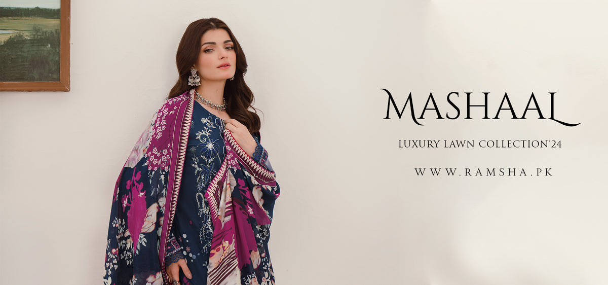 Pakistan Rmsha Ramsha Official Designer Clothing Brand Pakistan