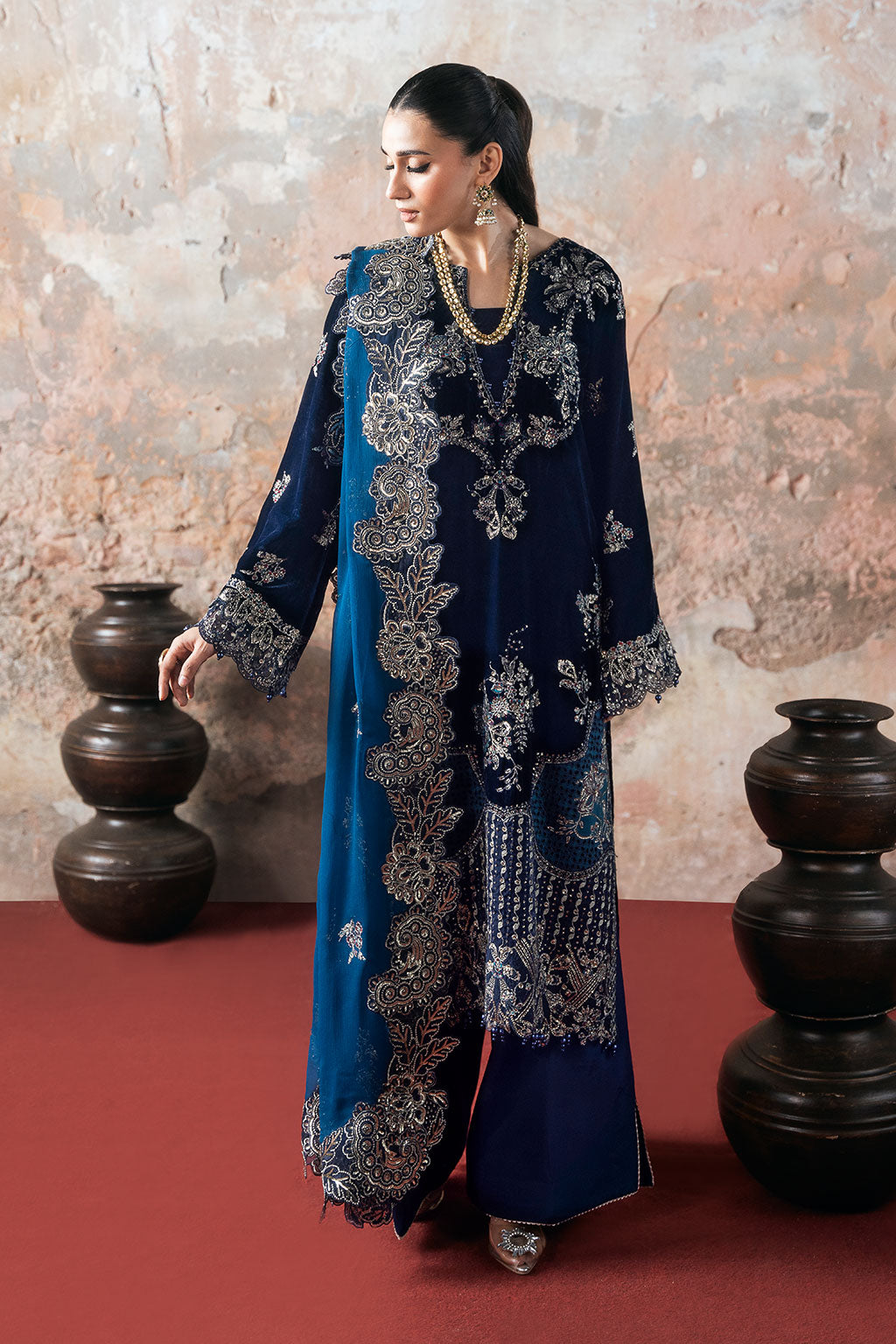 Velvet Dress Design Collection for Women Ramsha Velvet Dress Design Collection for Women Ramsha