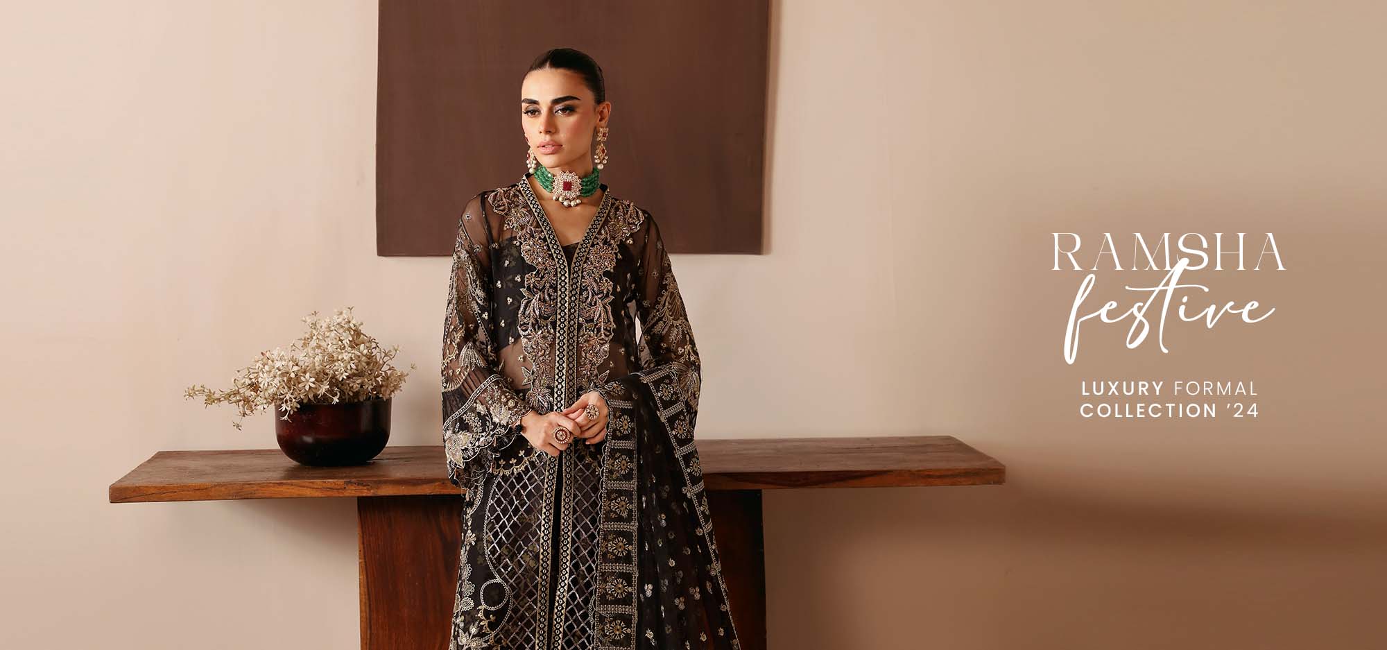 Festive Dresses by Ramsha  Luxury Formal Collection'24